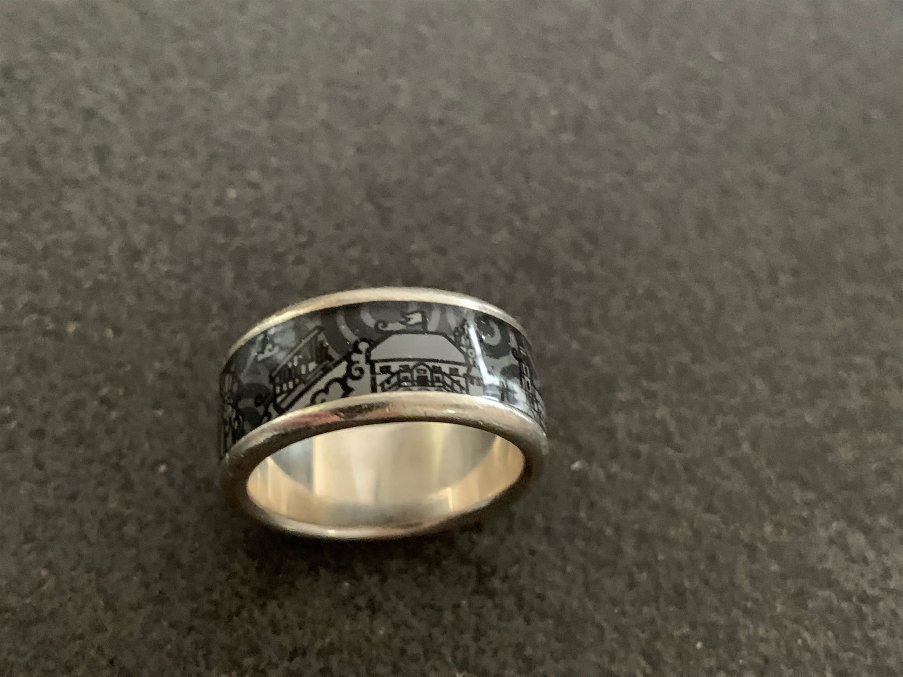 Anelli: ZEBRA Ring Silber  FRIBOURG / FREIBURG – Usato da Fribourg venduto da tschjoly 1