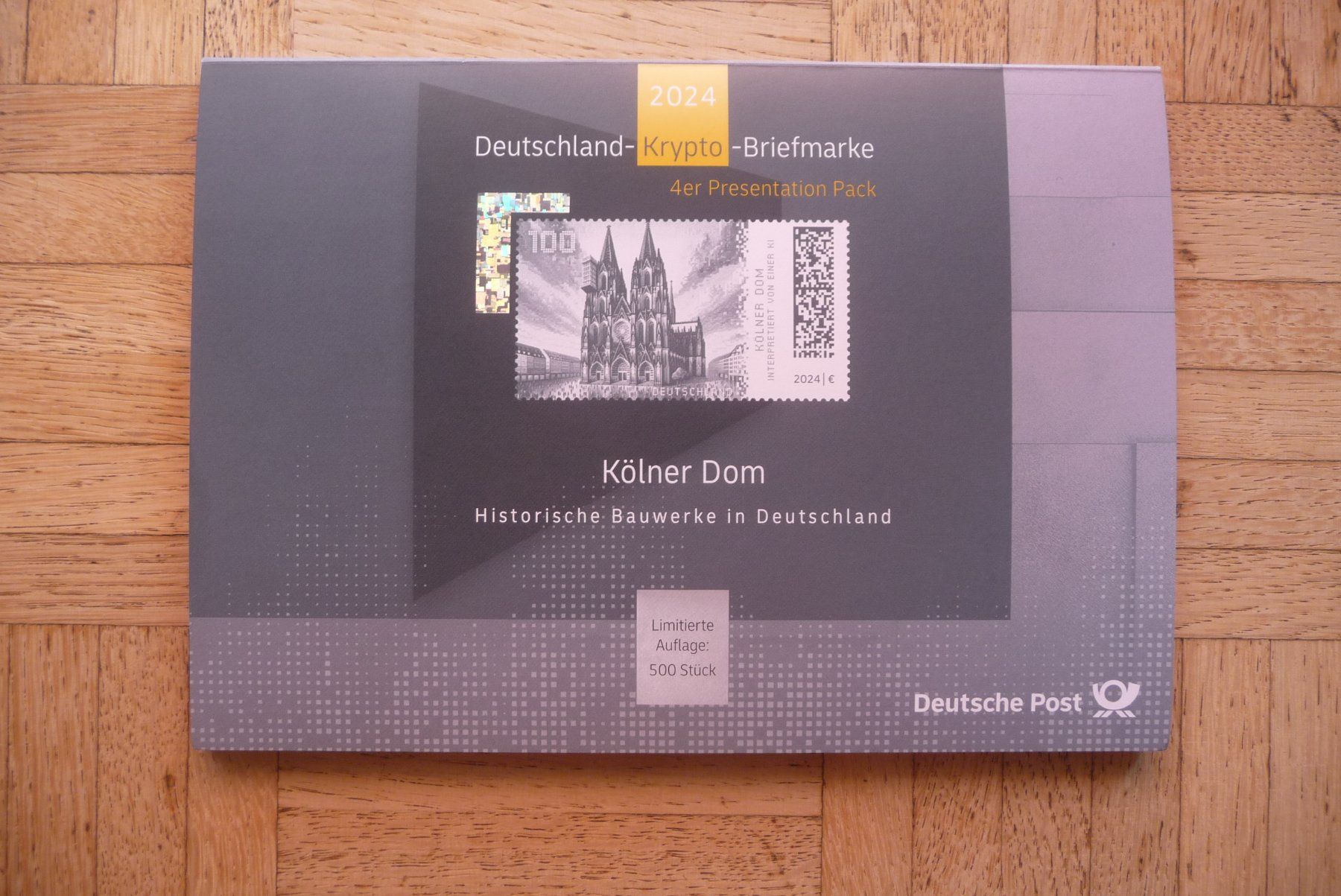 Tutti i francobolli: BRD Krypto-Briefmarken Kölner Dom, 2024, 4er Pack neu – Nuovo e nell'imballaggio originale da Zürich venduto da Edje