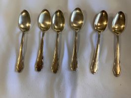 6 Teelöffel, Silber
