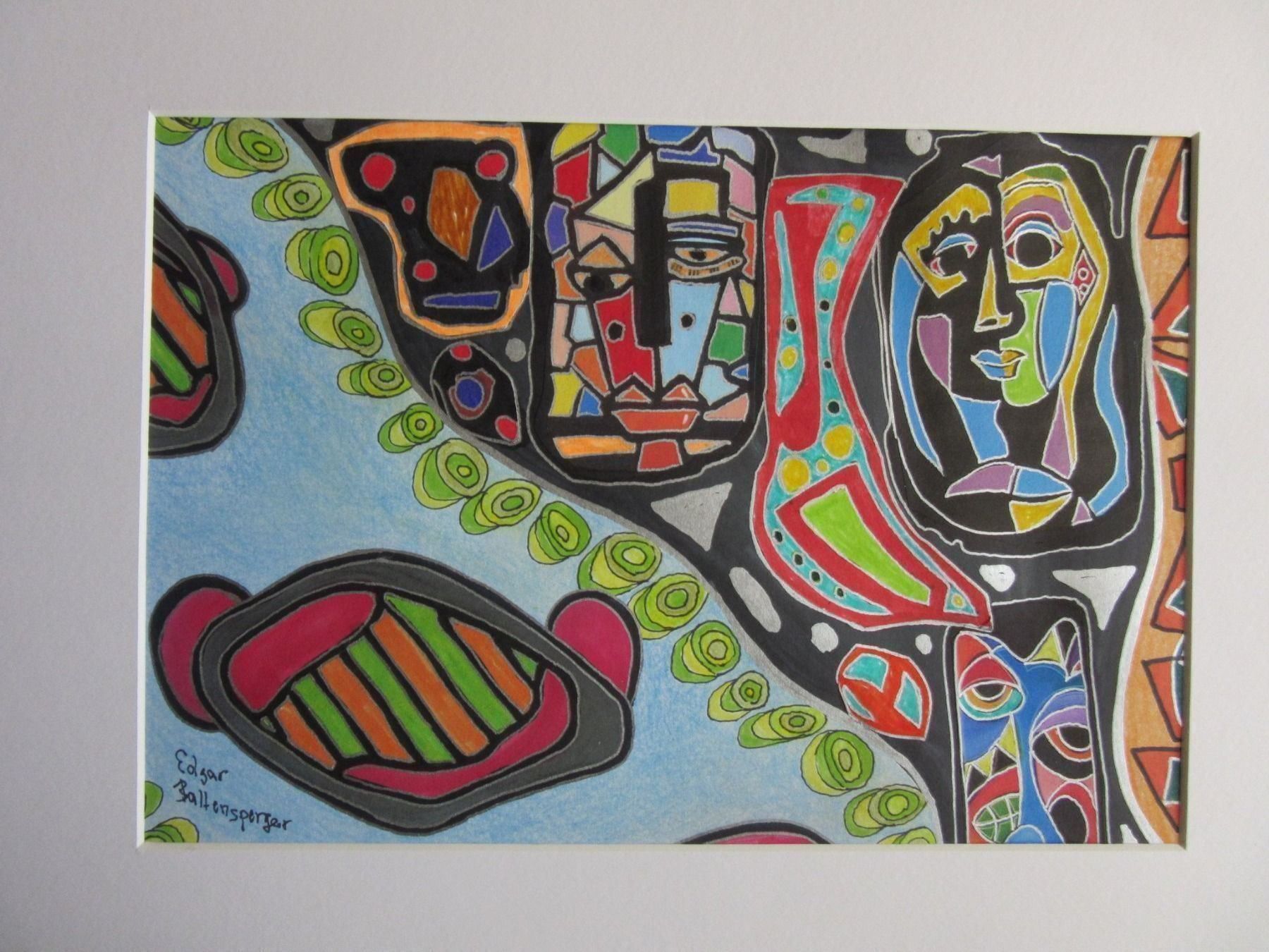 Dipinti: EDGAR BALTENSPERGER  ORIGINAL MISCHTECHNIK SIGNIERT – Usato da Gersau venduto da grafik-kunst 1