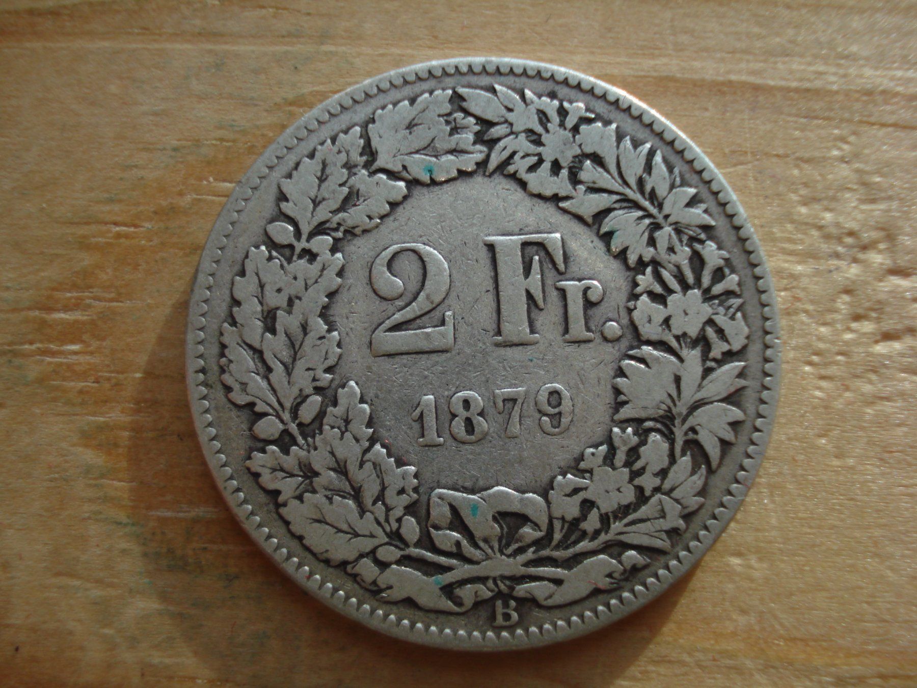 Tutti le monete: (S) 2 Franken 1879 – Usato da Erlach venduto da Net-Coins