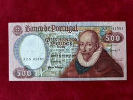 PORTUGAL - 500 Escudos 4 Outubro 1979 - Francisco SANCHES