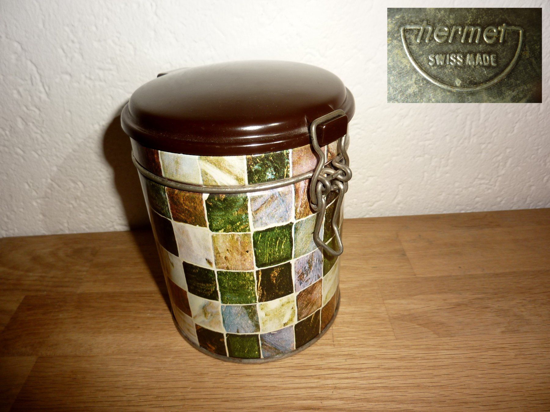 Hermès Barattoli: Omas Kaffeedose vintage HERMET SA BERN – Usato da Hochfelden venduto da swissice
