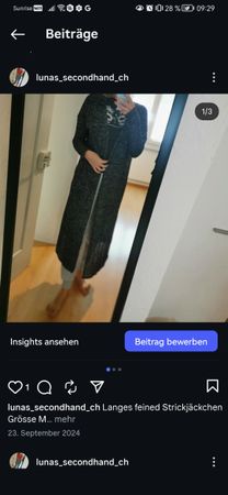Feine Strickjacke, Cardigan, Gr. M, Herbst-Look Top!