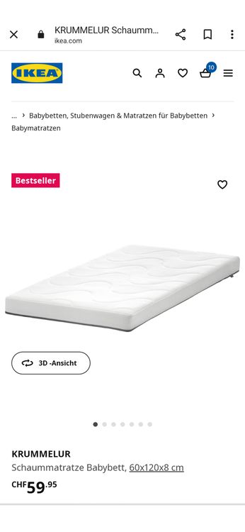 Krummelur mattress online