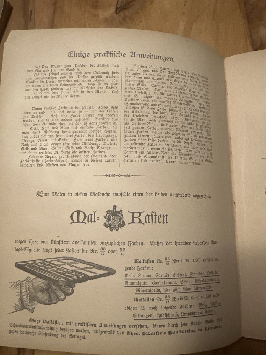 Bücher: Antikes Mal- und Zeichenbuch "Aus der Blumenwelt" – Gebraucht aus Frauenfeld von aluma14 2