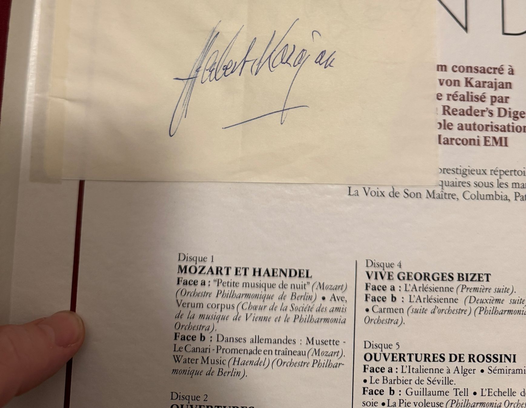 Schallplatten: Karajan - Karajan Dirige... – Gebraucht aus Genève von Greg_8ff 1
