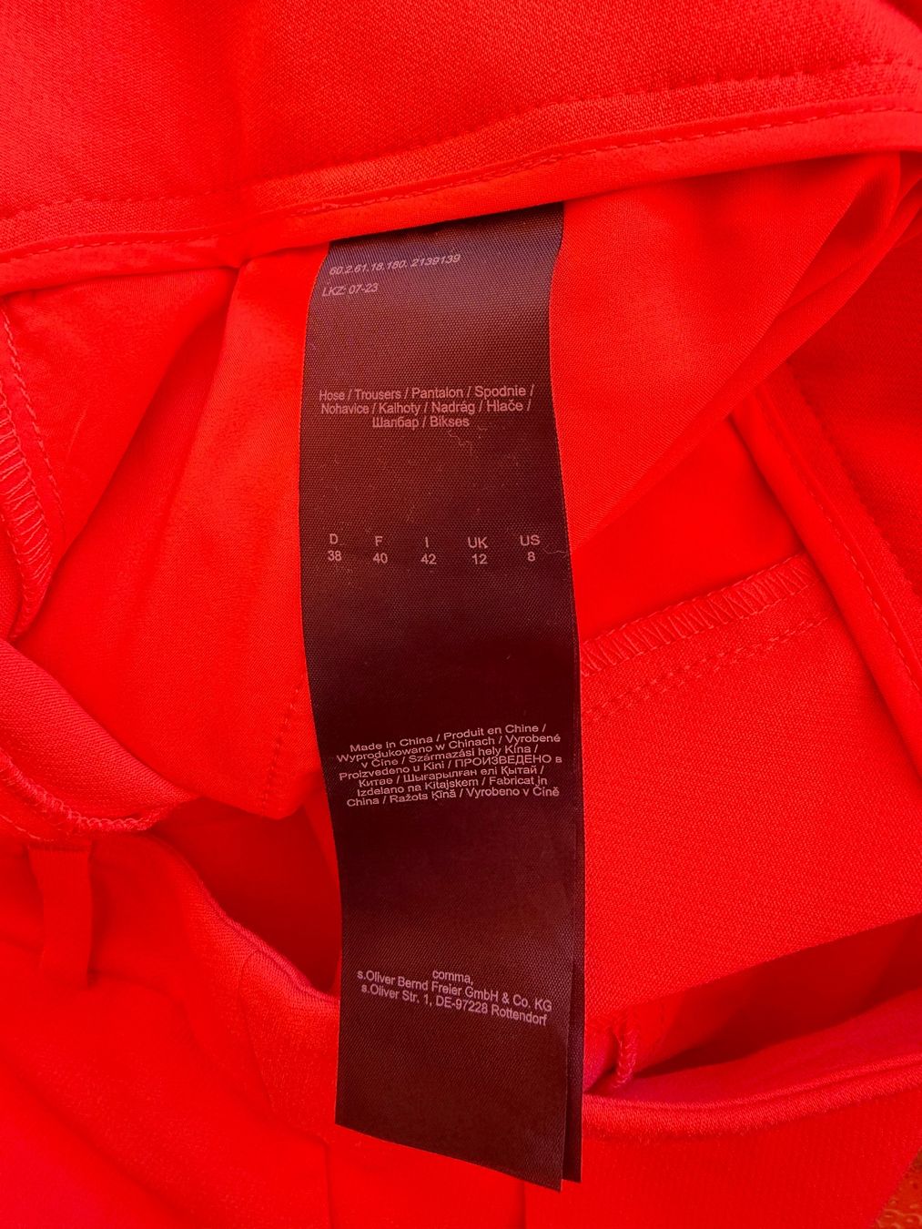 Comma Hosen: Elegante Hosen orange Grösse 38 - Comma – Gebraucht aus Cugnasco von tizianaq 4