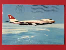 Carte postale Swissair Boeing 747-257B
