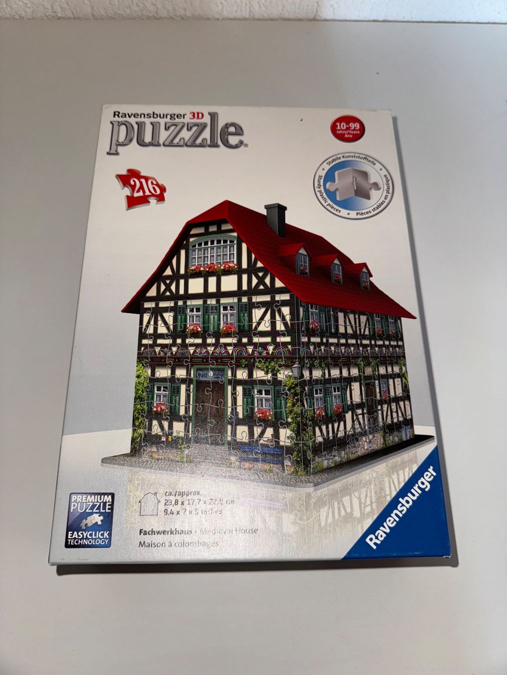 Ravensburger Puzzle: Ravensburger 3D Puzzle Medieval House – Usato da Grosswangen venduto da Second_hand_paradise