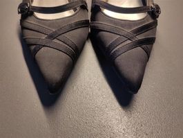 Elegante Damen Schuhe, schwarz, Gr. 37