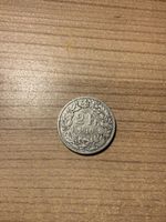 Sehr seltene CH 2 Franken Silber Münze Jahrgang 1910