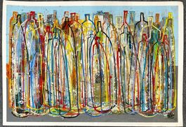 Peter Carson - Grosse Mischtechnik, “Bottle Paradise”