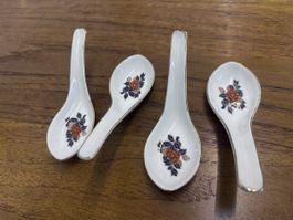 4 japanische Porzellanlöffel, Suppenlöffel, Neu!