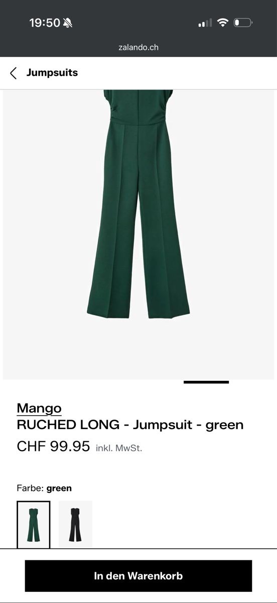 Mango Tute: Elegant green Jumpsuit – Usato da Blonay venduto da ana_cfz5 6