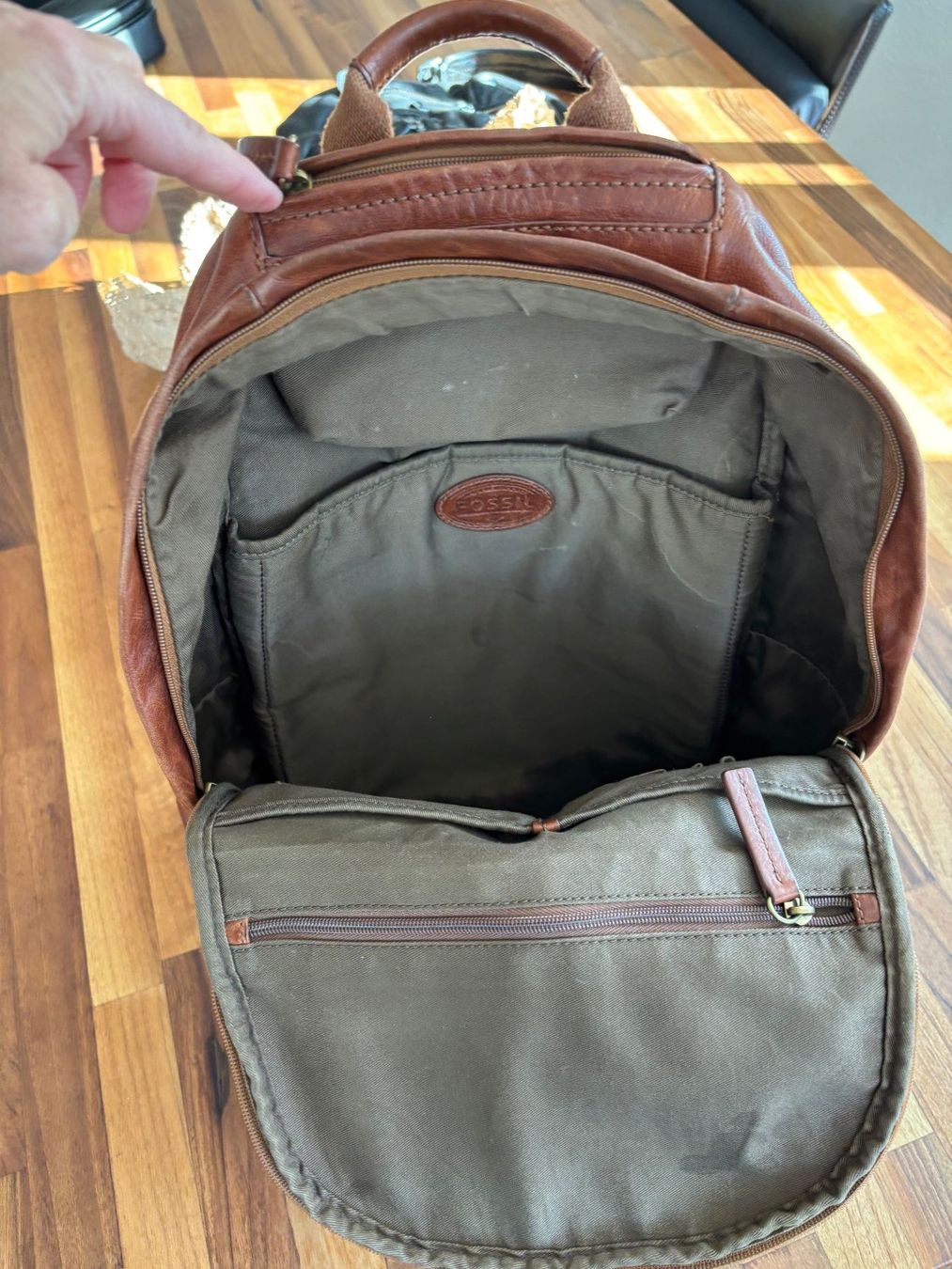 Fossil Zaini: Lederrucksack von Fossil – Usato da Winterberg ZH venduto da gsc8303 3