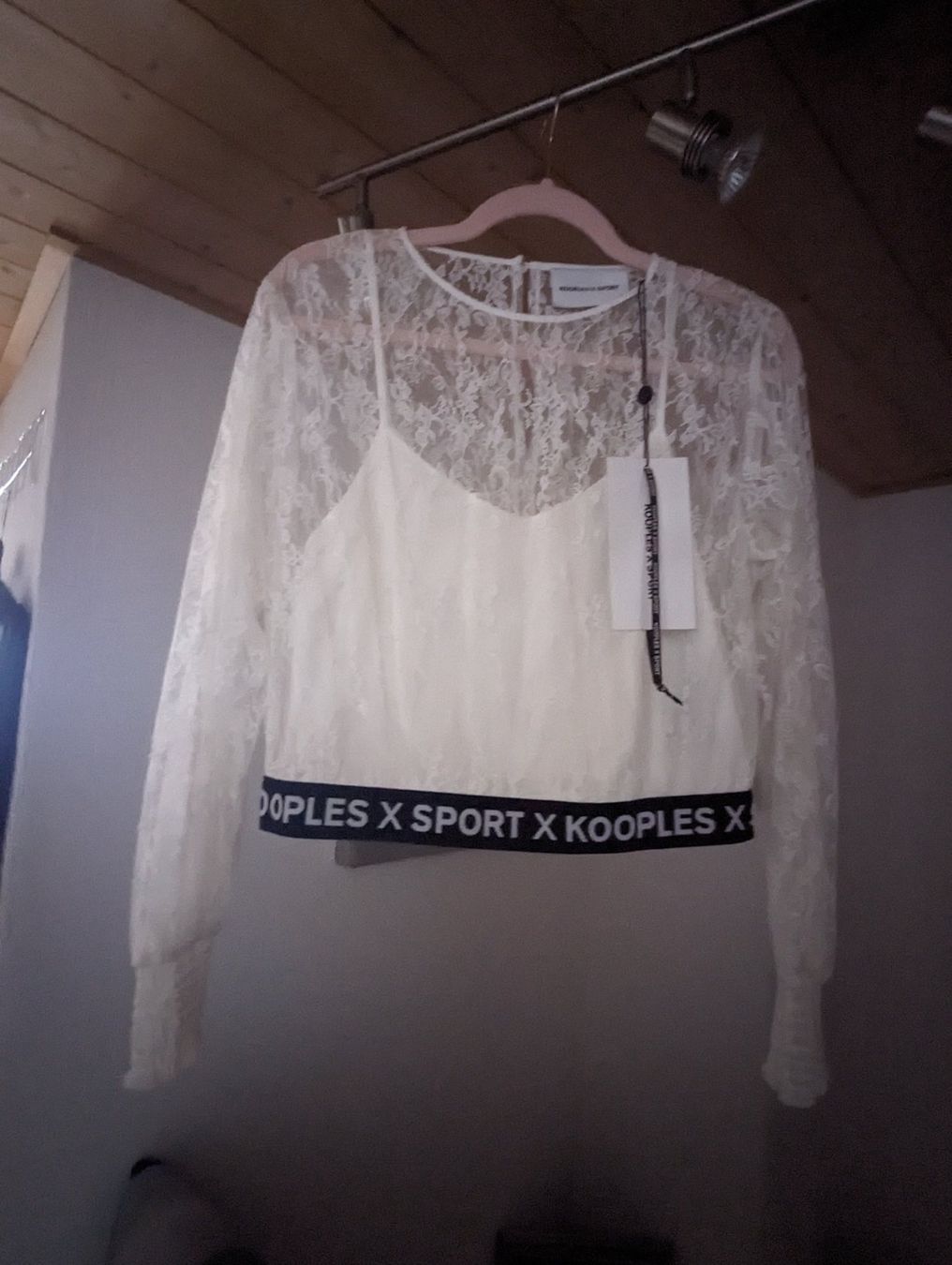 Kooples T-Shirts: Kooples Shirt Bluse Crop Top, Gr. 2 – Neu (gemäss Beschreibung) aus Chur von Ronja777 2