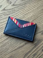 Wolf 1834 Card Holder in Navy