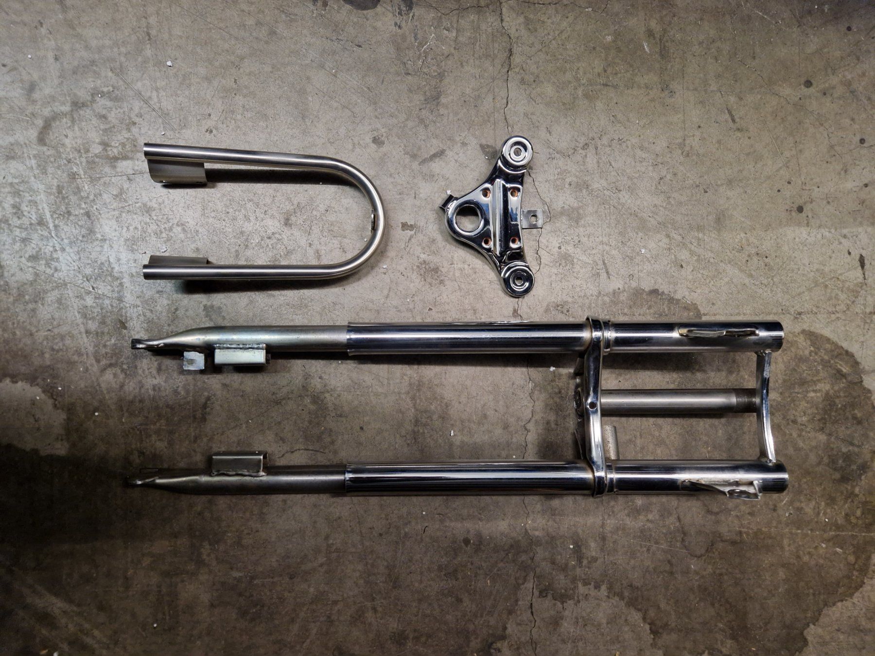 Puch Ciclomotori: Puch Maxi / X30 Chopper Gabel Original – Usato da Sargans venduto da lugro1