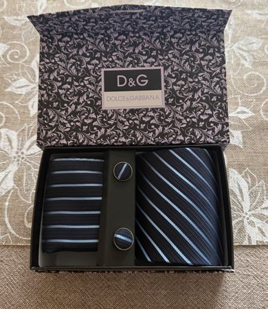 Cofanetto Regalo D&G: cravatta, gemelli
