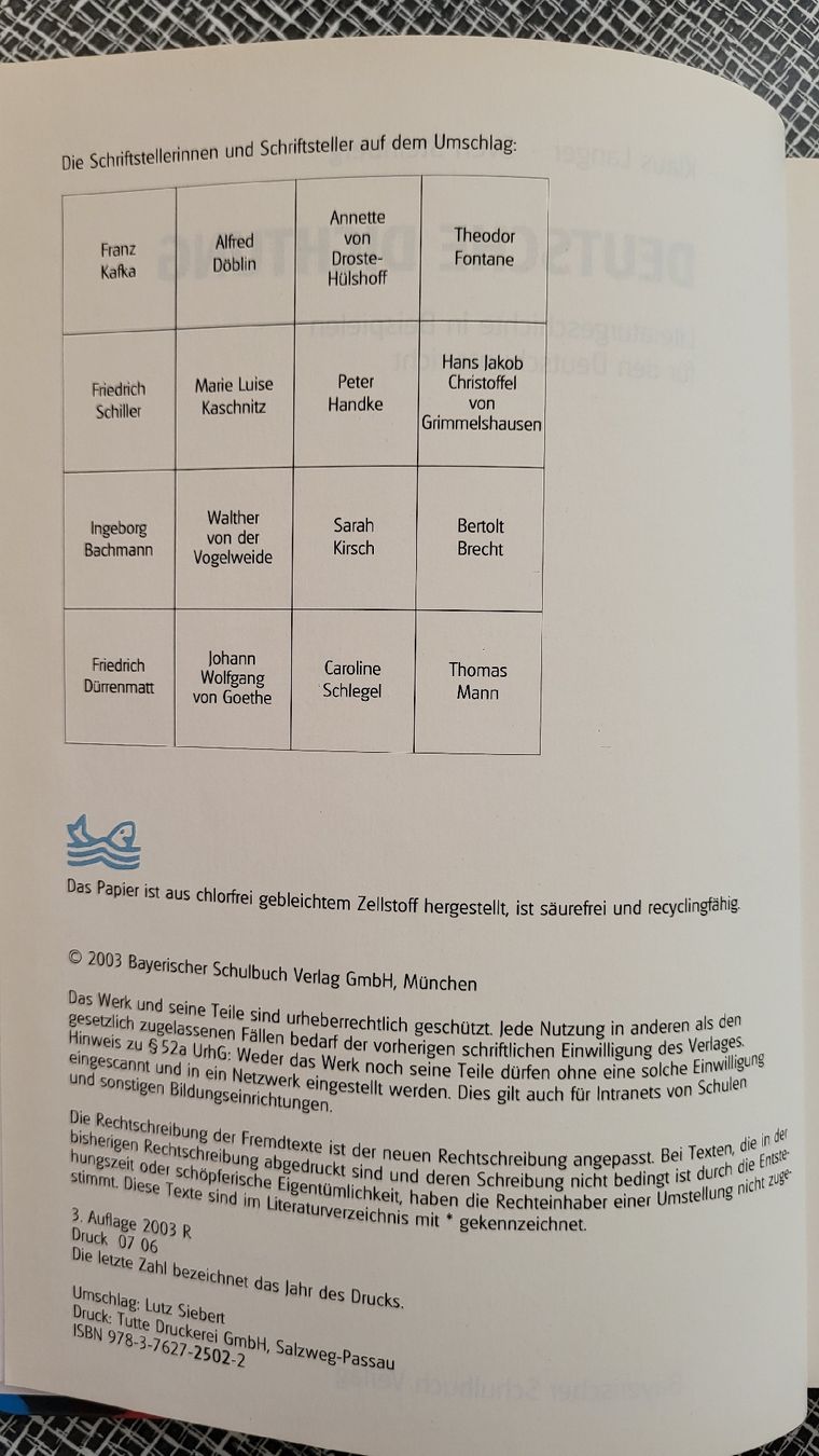 Bücher: Deutsche Dichtung Neubearbeitung Langer Steinberg – Gebraucht aus Döttingen von Alis68 1