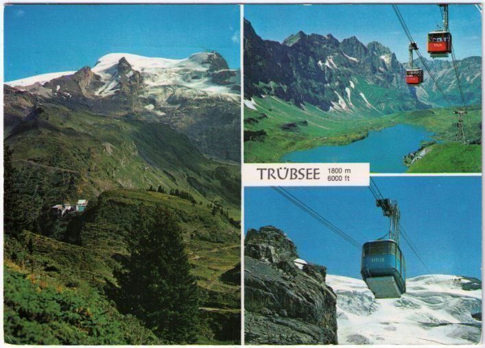 Cartoline postali: Engelberg - 3 Bild AK Trübsee – Usato da Binningen venduto da Mountainrider