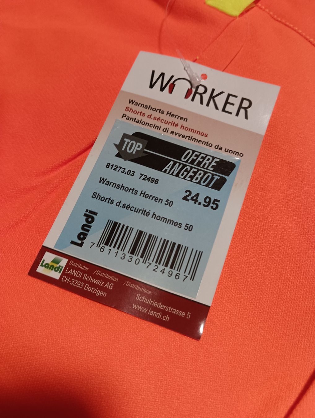 Pantaloni: Warnshorts Herren Gr. 50 NEU – Nuovo e nell'imballaggio originale da Densbüren venduto da H-76 2