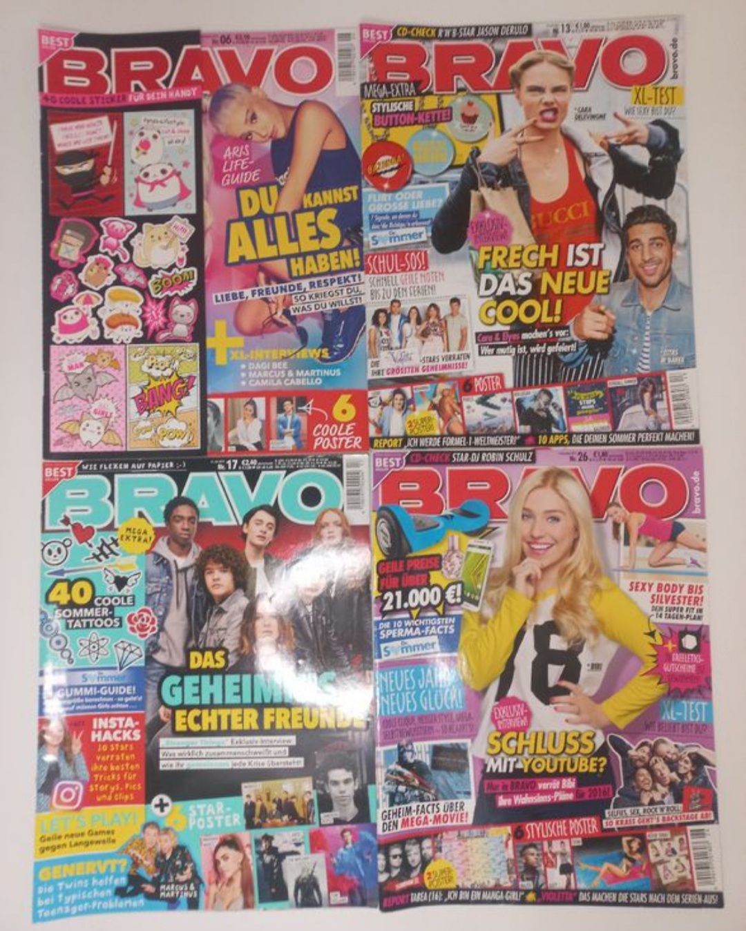 Riviste & Magazine: Bravo Zeitschrift/Zeitung 2015-2019 - 19 Stück oder einzeln – Usato da Wangen b. Olten venduto da SecondStory4u 3