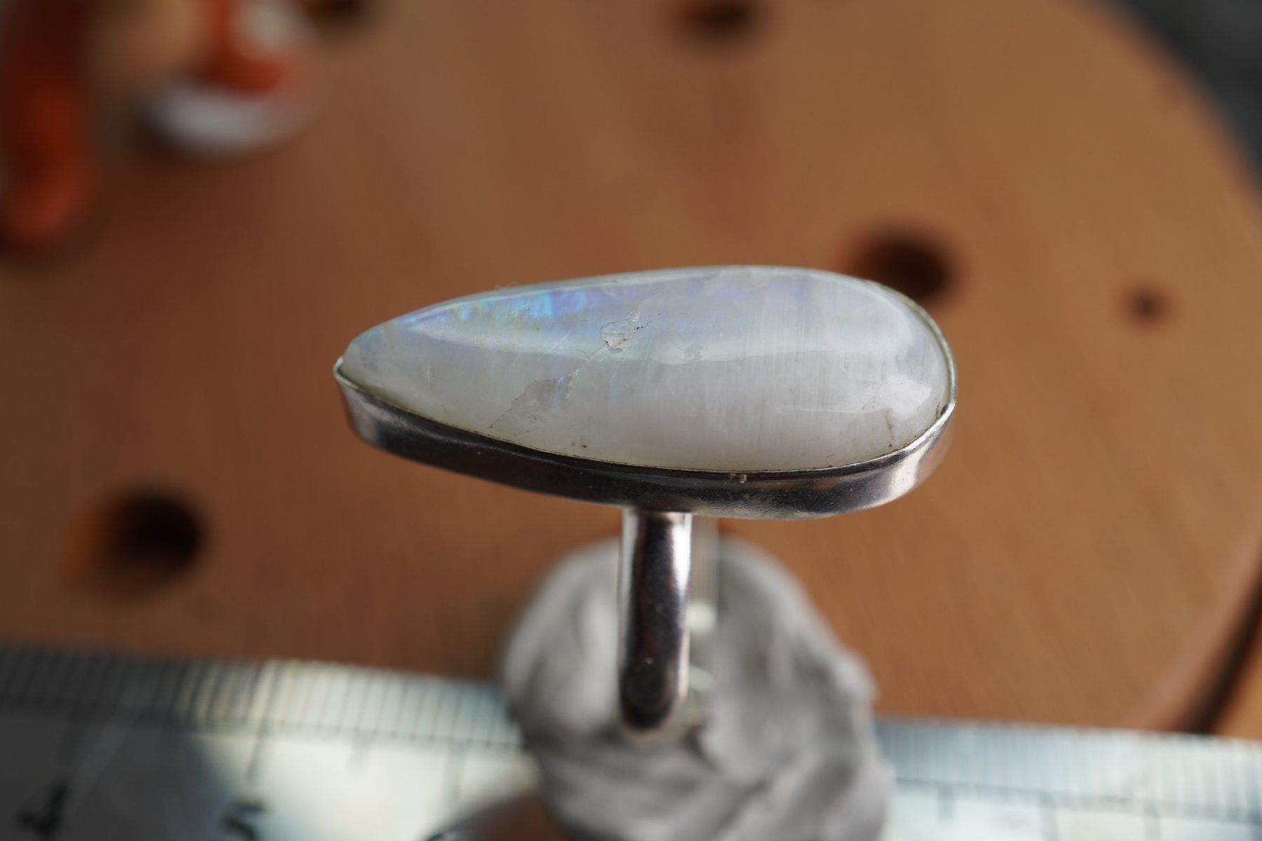 Mineralien & Heilsteine: Mondstein       ring Grösse  Variabel     (Räumung!) – Neu und originalverpackt aus Eschenbach SG von topstone 6