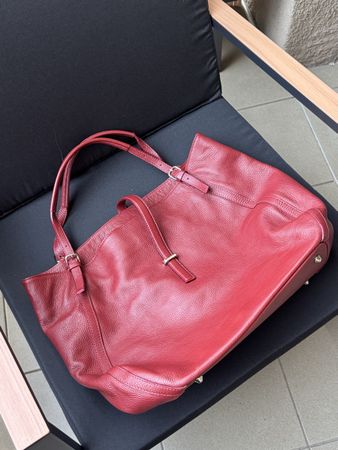 sac en cuir bordeau neuf 