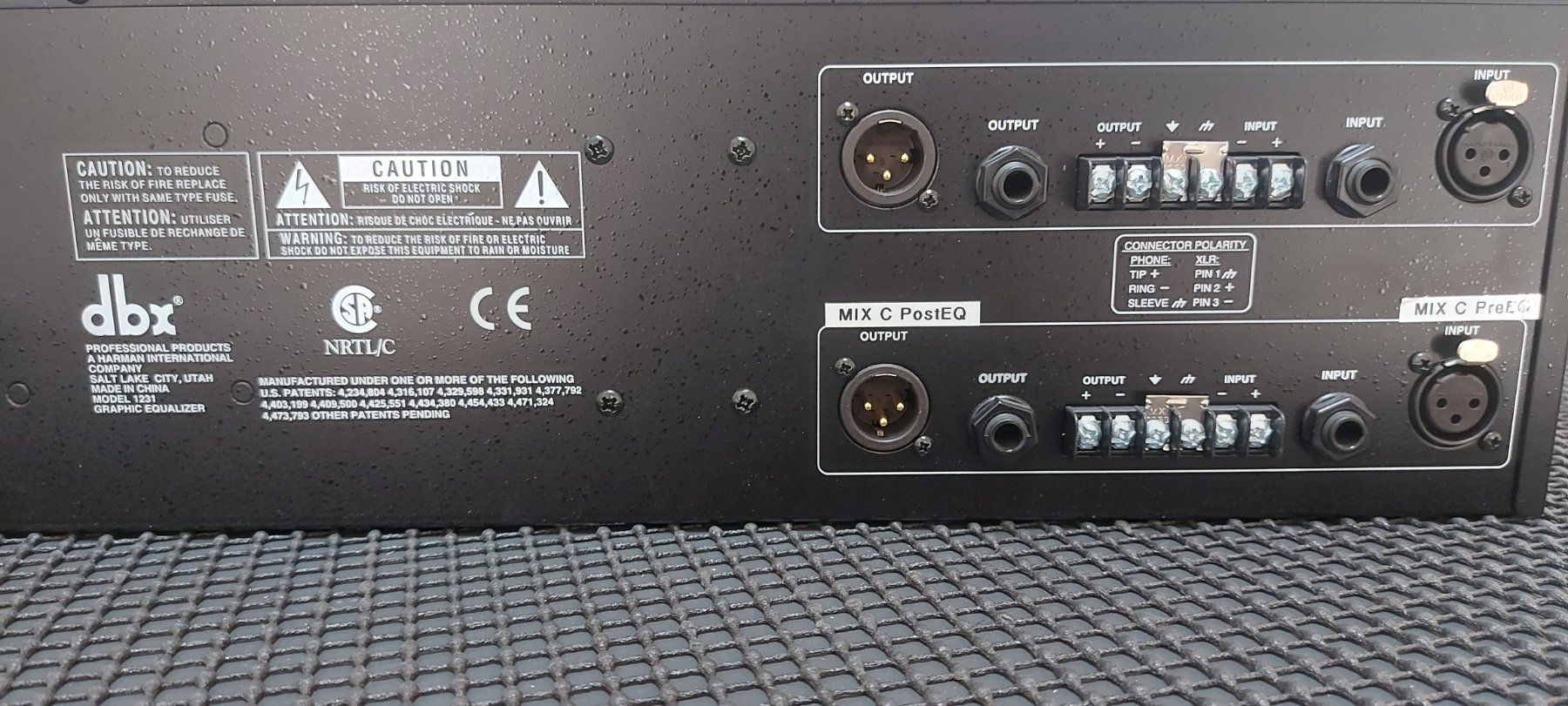 Dbx Equalizzatori: DBX 1231 Graphic-Equalizer – Usato da Glattbrugg venduto da Swissmusik 4