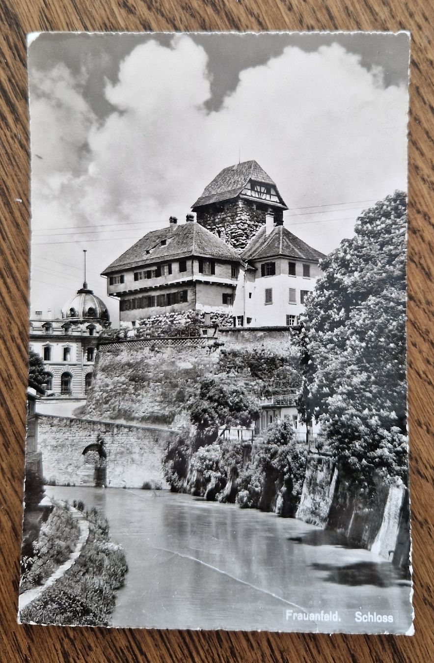 Ansichtskarten: Frauenfeld, Schloss 1959 – Gebraucht aus Ebikon von Donar50