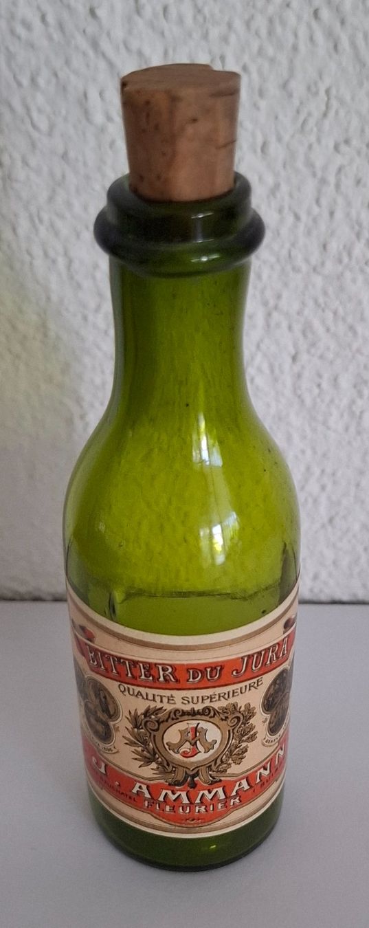 Bottiglie: Absinth-Fläschchen von J. Ammann Fleurier ca. 1930 – Usato da Rothrist venduto da Clanx 1