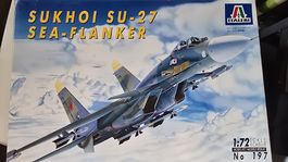 Modellino Sukhoi SU-27 Italeri 1:72 nuovo sigillato