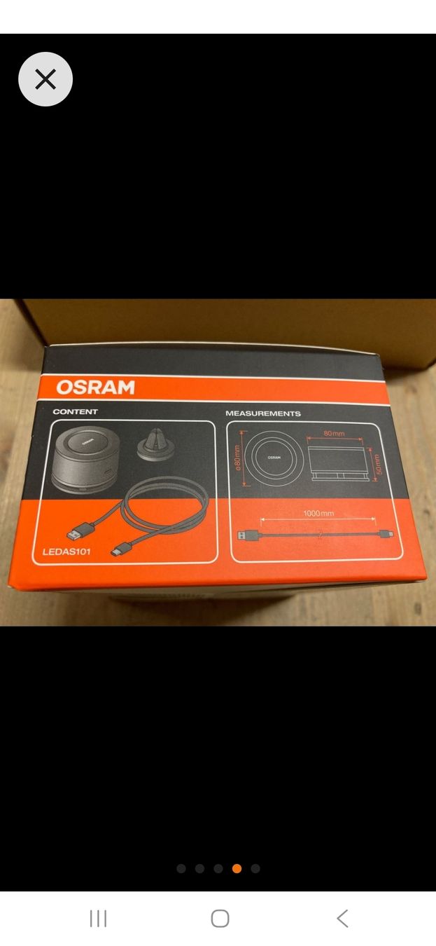 Luftreiniger: Osram AirZing LED mini  Luftreiniger 2x – Neu und originalverpackt aus Maur von Siropin 2