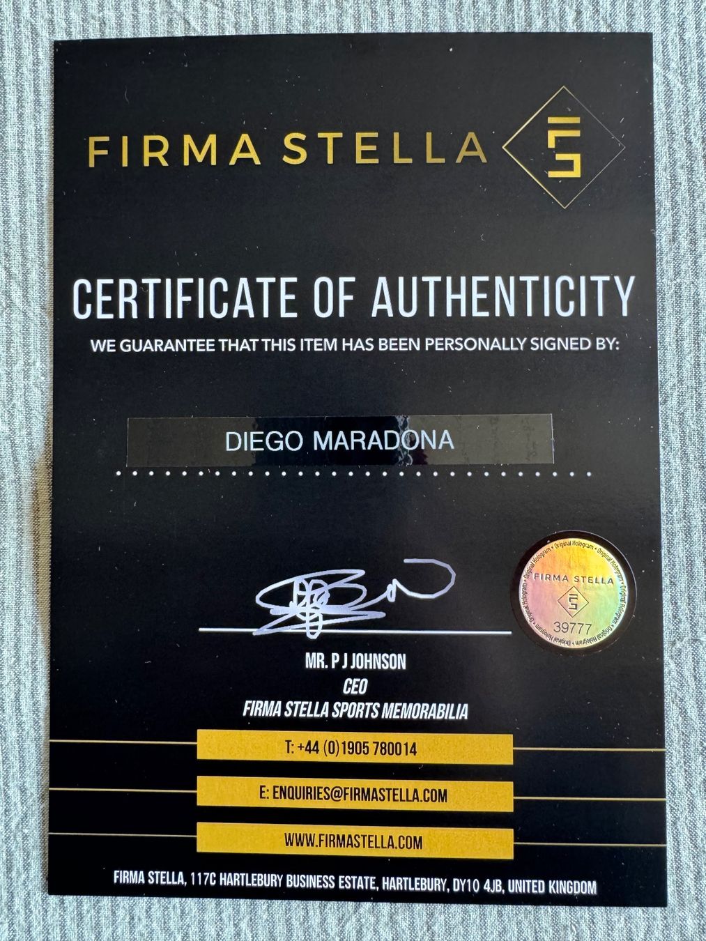 Autografi: Diego Maradona - Signed Argentina shirt – Nuovo e nell'imballaggio originale da Arzier-Le Muids venduto da sim_lp7v 5