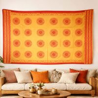 Mantra Schal Lunghi GAYATRI MANTRA Indien Benares OM Tuch
