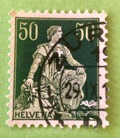  Nr.113 Sitzende Helvetia mit Schwert GESTEMPELT    