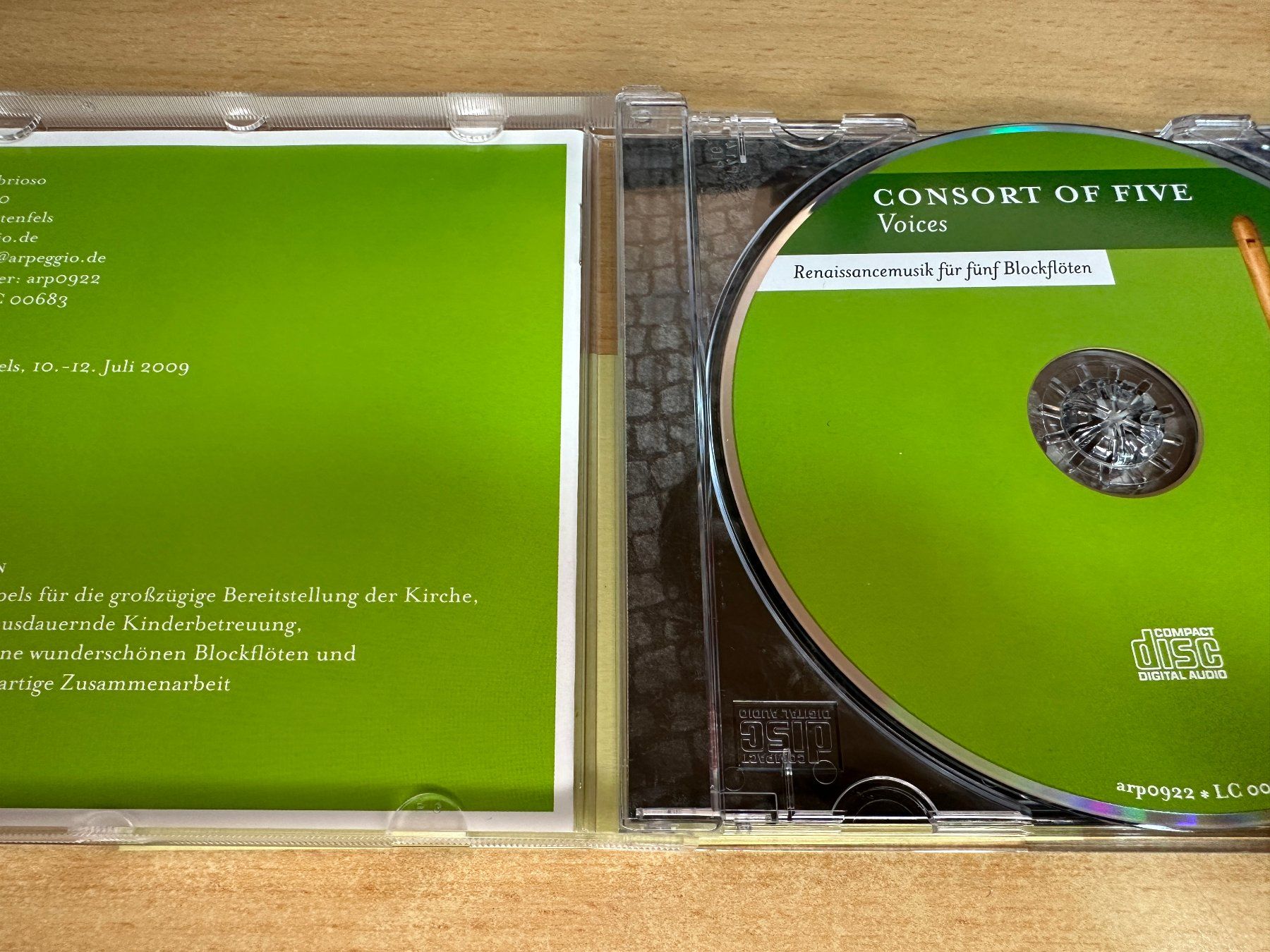 CDs: B7 Consort of five - VOICES – D'occasion à Rikon im Tösstal par Alpenmutz 2