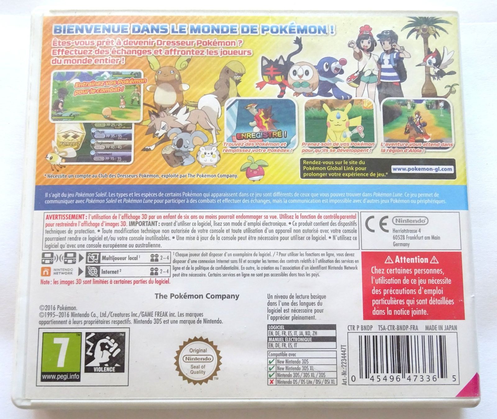 Pokémon Spiele: Nintendo 3DS - POKEMON Sun – Gebraucht aus La Sarraz von classicworldcoins 1