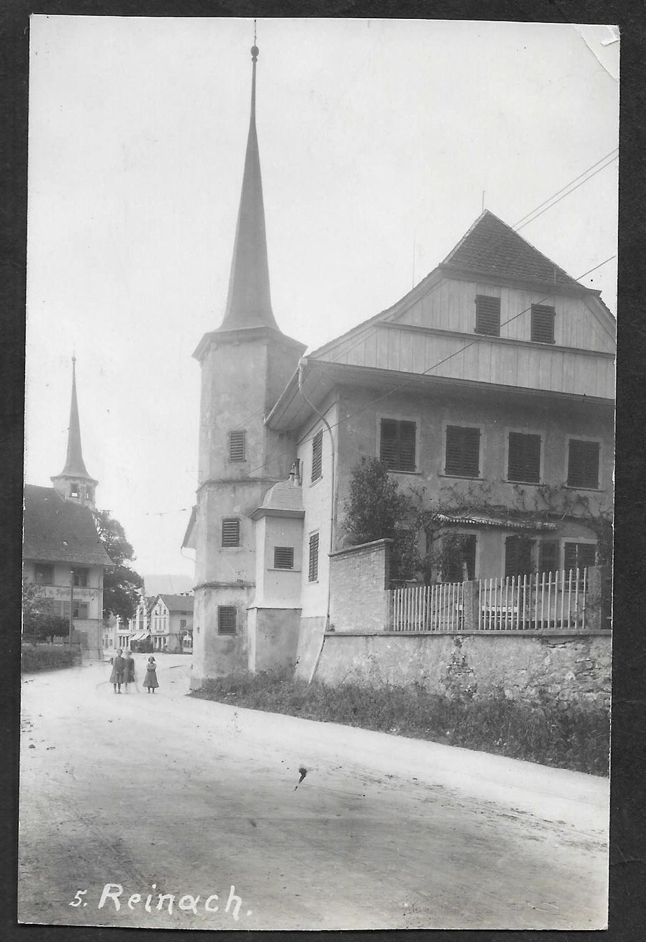 Cartoline postali: Reinach Teilansicht – Usato da Olten venduto da clotaldi