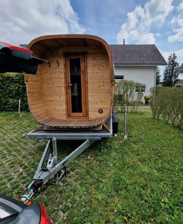 Mobile Sauna inkl. Anhänger fixfertig und betriebsbereit! Kaufen