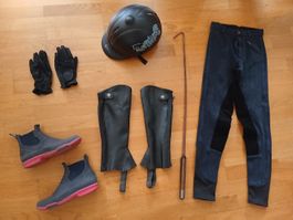 Reitset für Kinder  ca Grösse 140/152