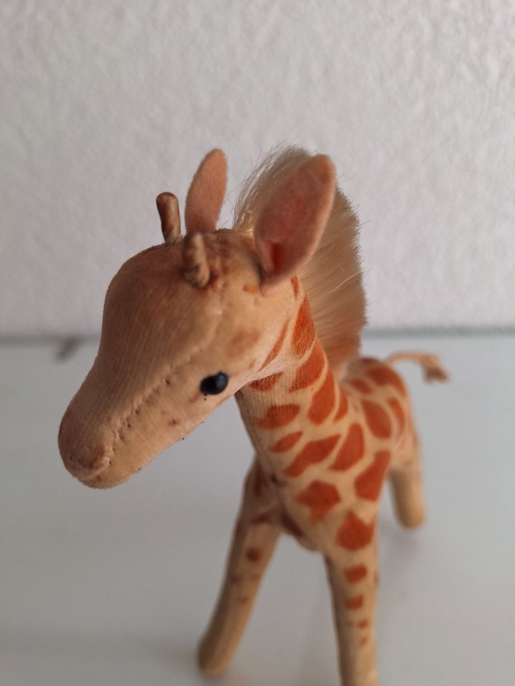 Steiff Giocattoli: Steiff Giraffe aus Samtplüsch – Usato da Sissach venduto da luvama 8