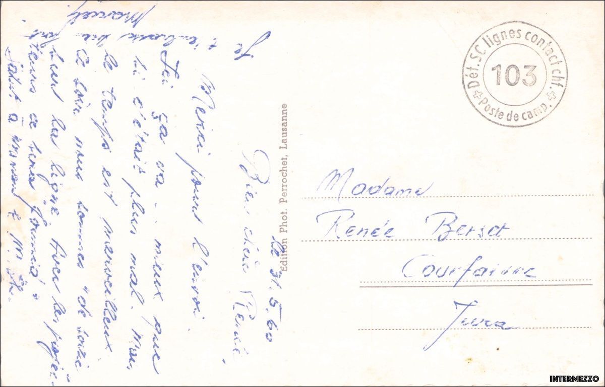 Cartes postales: Biel Mett // Luftbild 1960 – D'occasion à Basel par intermezzo12 1
