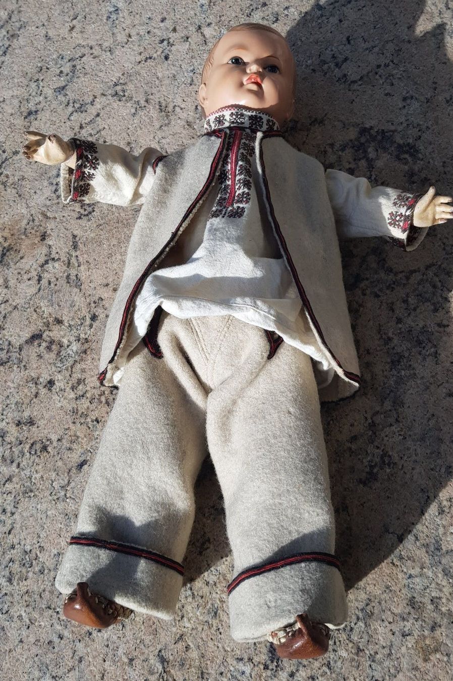 Bambole: Puppe Junge Celluloid antik – Usato da Mörschwil venduto da antiksalon 6