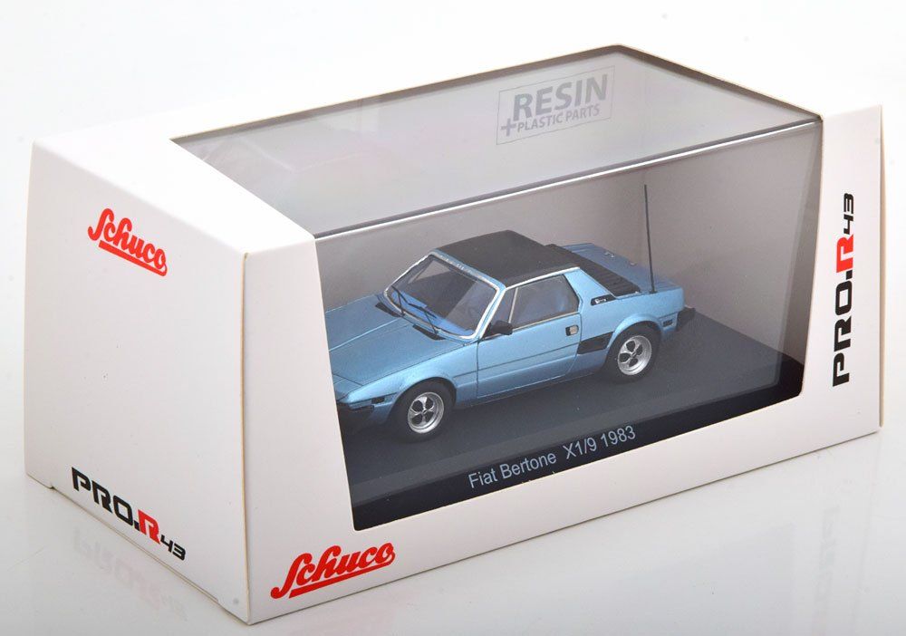 Fiat Modellautos: FIAT X 1/9 BERTONE BLAUMETALLIC, 1:43 SCHUCO – Neu und originalverpackt aus Suhr von Moebelsiralfred 2
