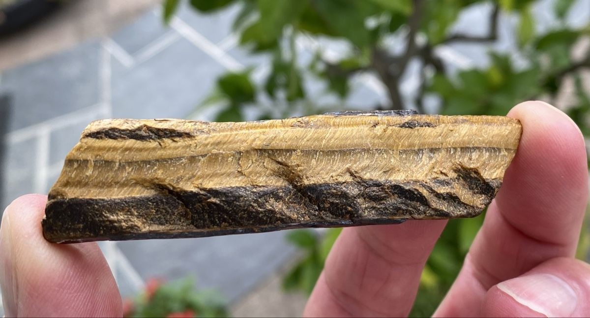 Minerali & Pietre curative: Schönes Stück Tigerauge  – Usato da Selzach venduto da 321compac 3
