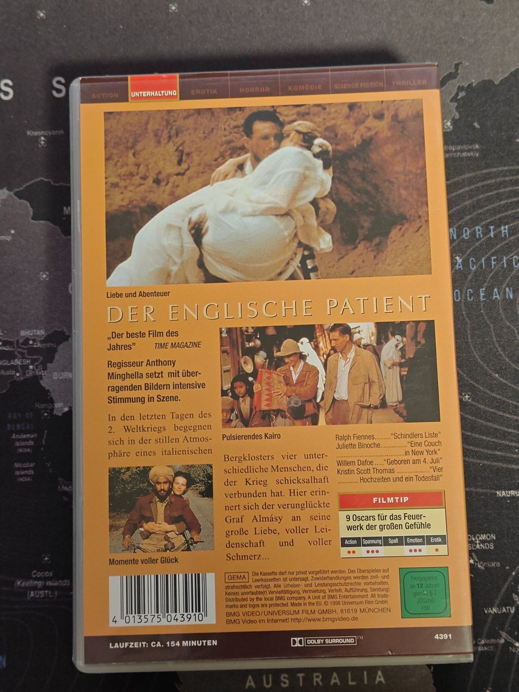 Alle VHS: Der englische Patient - Videokassette VHS – Gebraucht aus Birr von DisDas 1