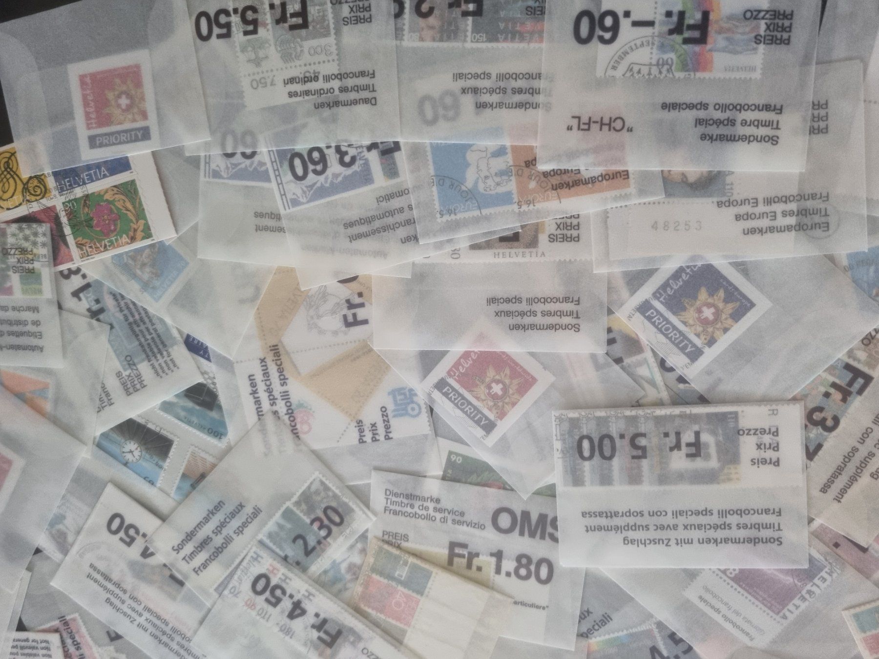 Tous les timbres: ca. 200 Pergamintüten mit CH Aboware – D'occasion à Gümligen par Geniusbuy 8